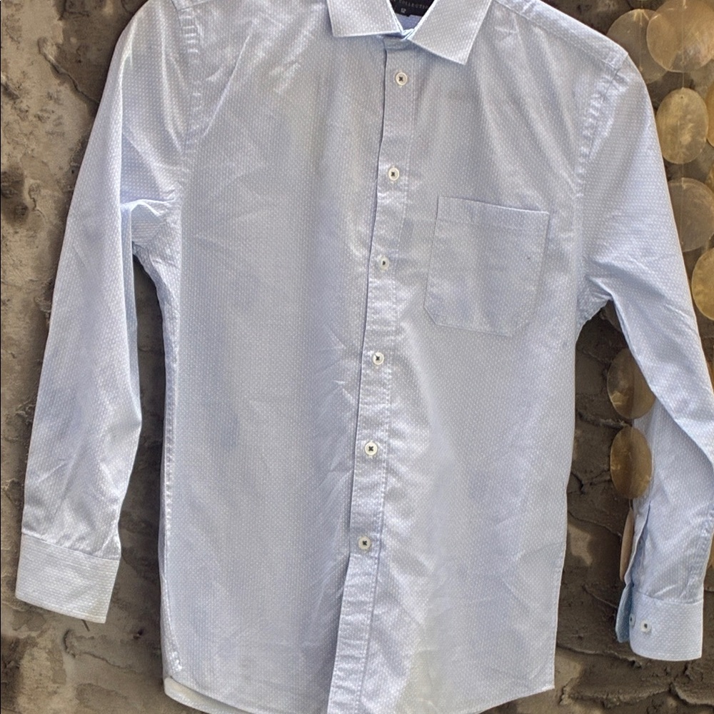 Boys Report Collection Sky Blue Dress Shirt New Without tags